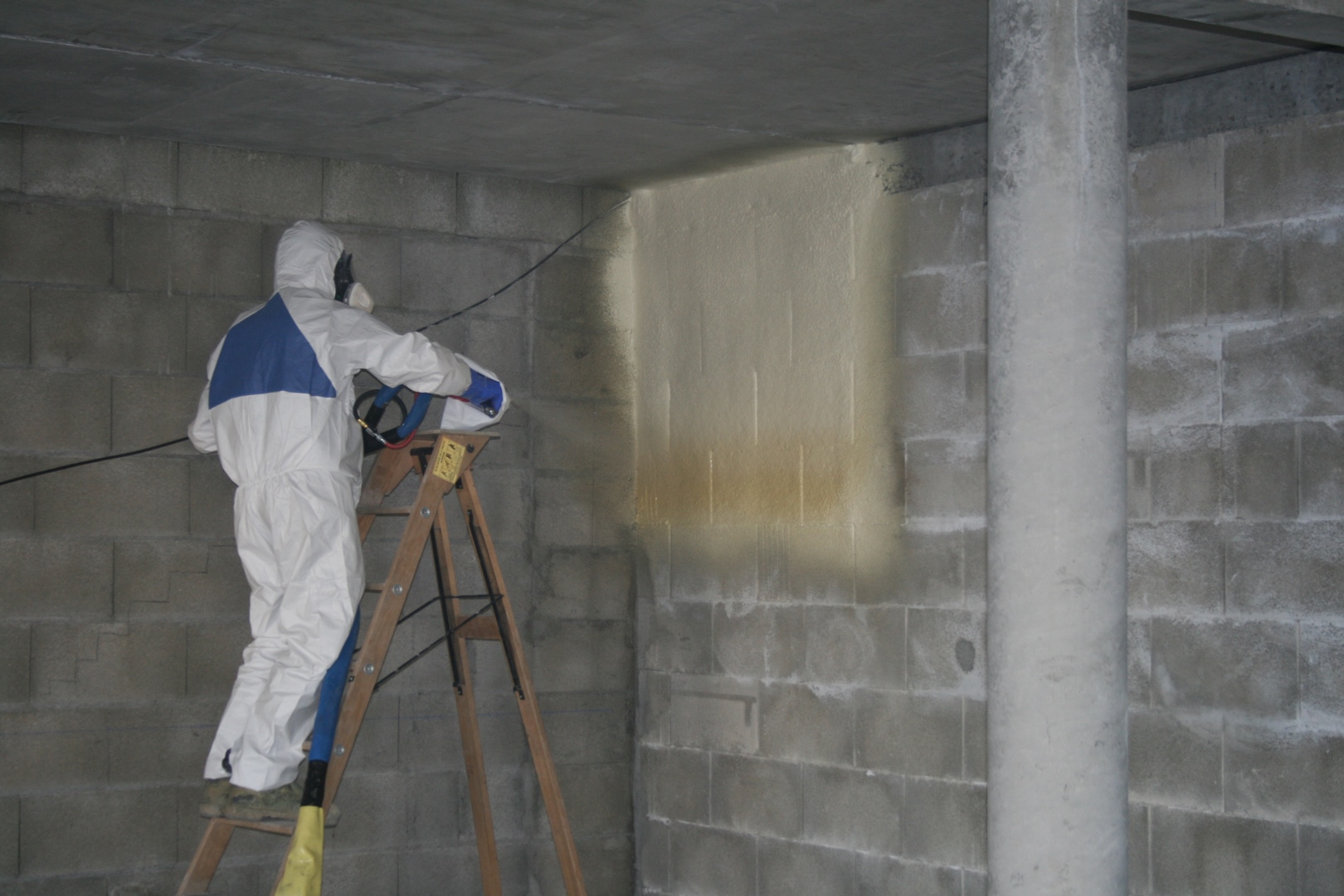 Chantier d'isolation LRP Iso dans la Loire