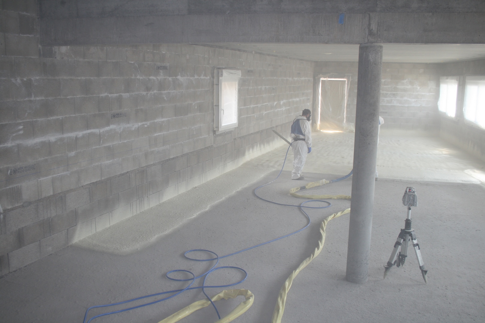 Isolation mousse polyuréthane chantier LRP Iso
